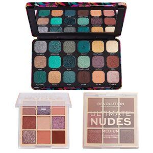 2 Revolution Eyeshadow Palettes - Chilled + Ultimate Nudes Medium